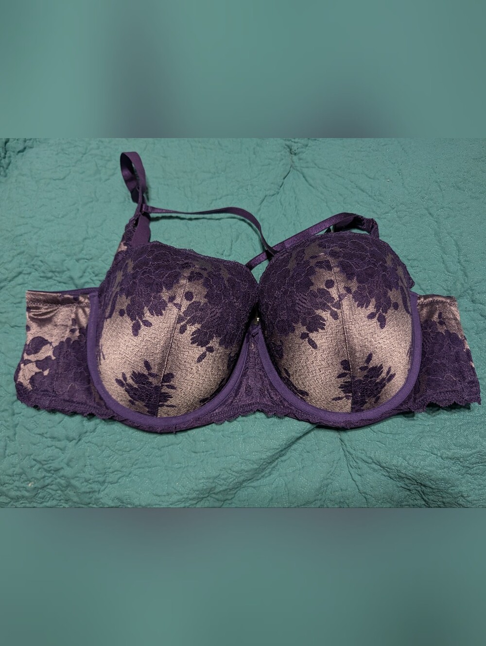 Torrid Curve Purple Lace Push-Up Bra - NWT 46C